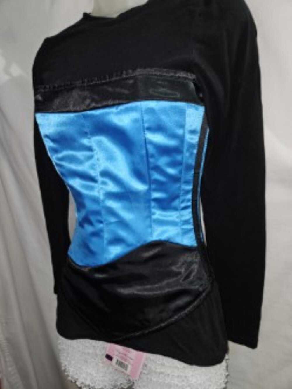 NWT 24"/S STAR TREK DS-9 SCIENCE UNIFORM SHIRT CORSET TOP HANDMADE SPOCK - Picture 9 of 12